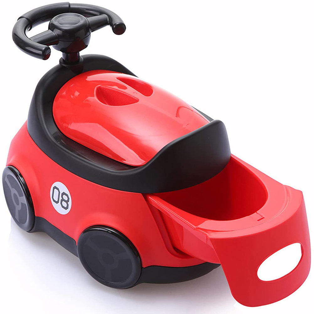 Child-Friendly Drawer Type Car Toilet Stool for 5-7 Year Olds Made of Durable Plastic
