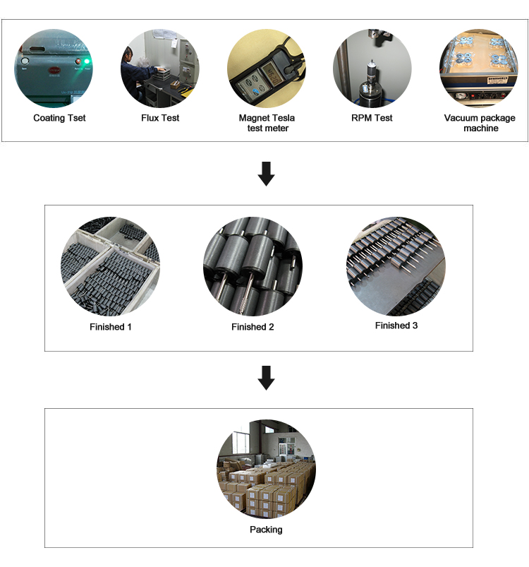 Permanent Injection Multi-Pole Ferrite Motor Rotor Magnet