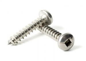China Non Standard Self Tapping Metal Screws , Pan Head Square Slot Self Tapping Fasteners wholesale