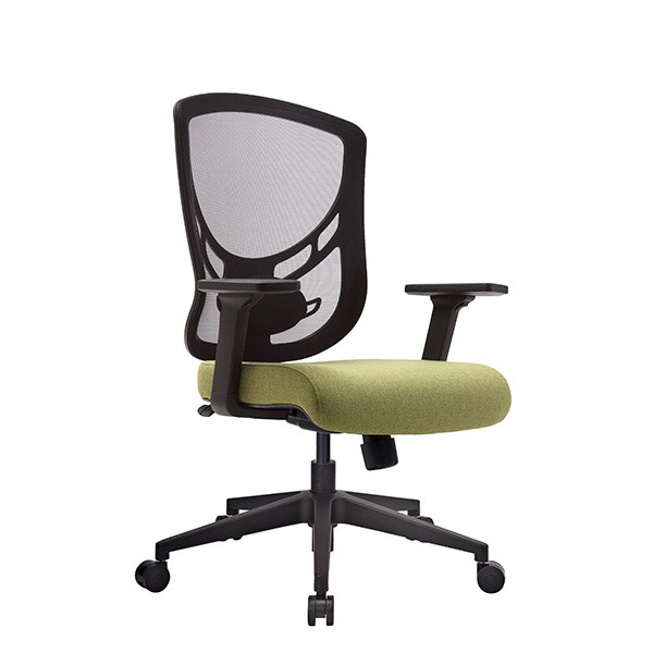Green Upholstery Project Office Chairs Nylon Base Height adjustable Computer