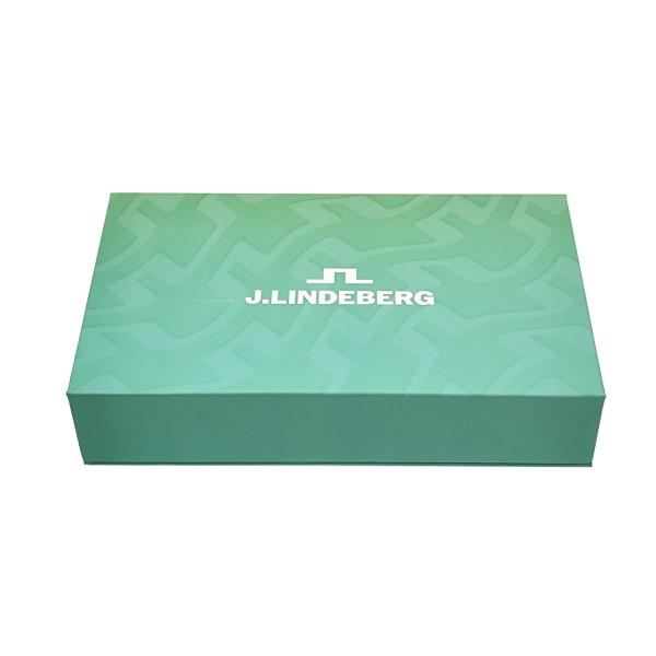 Color Printing Rigid Flip Cover Gift Box With Tissue Paper Skincare Packaging