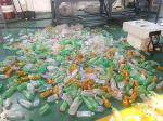 15kw Automatic Wine Bottle Label Remover Machine 5000kg/H PET Bottle Washing