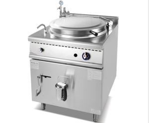 China Gas Soup Kettle Kitchen Cooking Equipment , Gas Deep Direct Boiling Pan wholesale