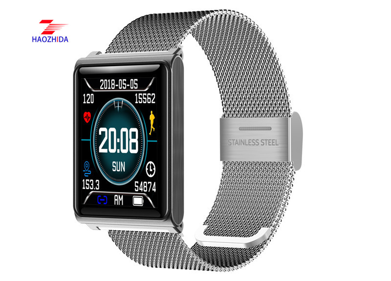 Heart rate and blood pressure monitoring Smart bluetooth watch HZD1806W