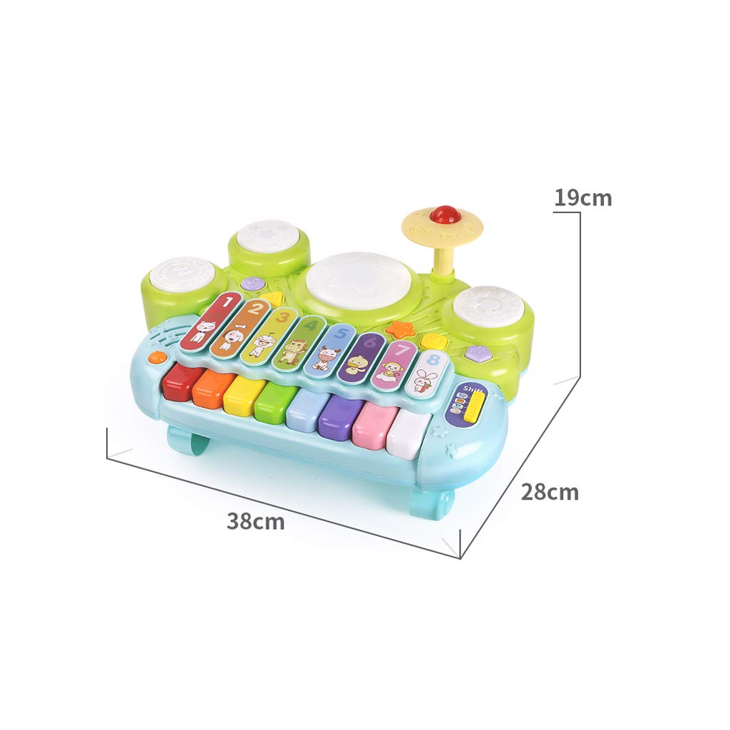 Metal Electronic Xylophone Game Drum Music Toy for 1-3 Year Olds Other Educational Toys