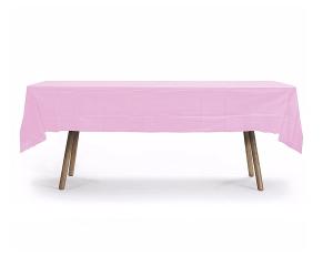 China Solid Color Disposable Plastic Tablecloths wholesale