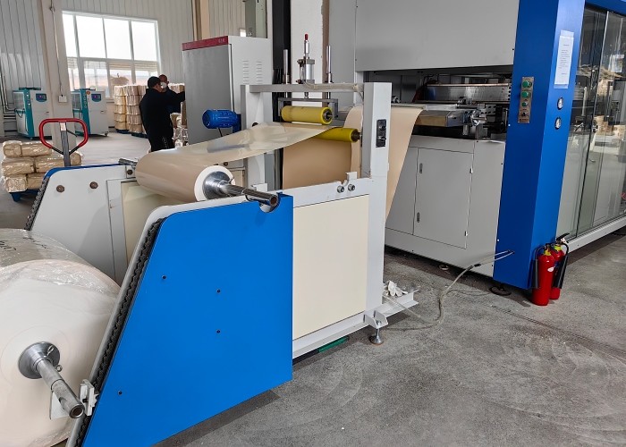 Four Station Blister Thermoforming Machinery Automatic