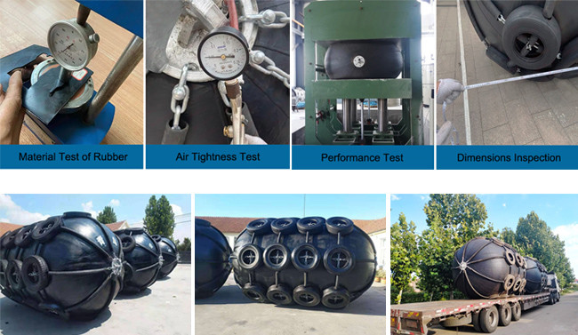 Horizontal Pneumatic Rubber Fender STS Floating Dock Fenders