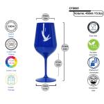 Blue White Grey Goose Acrylic Glasses Party Vodka Cocktail Plastic Glasses