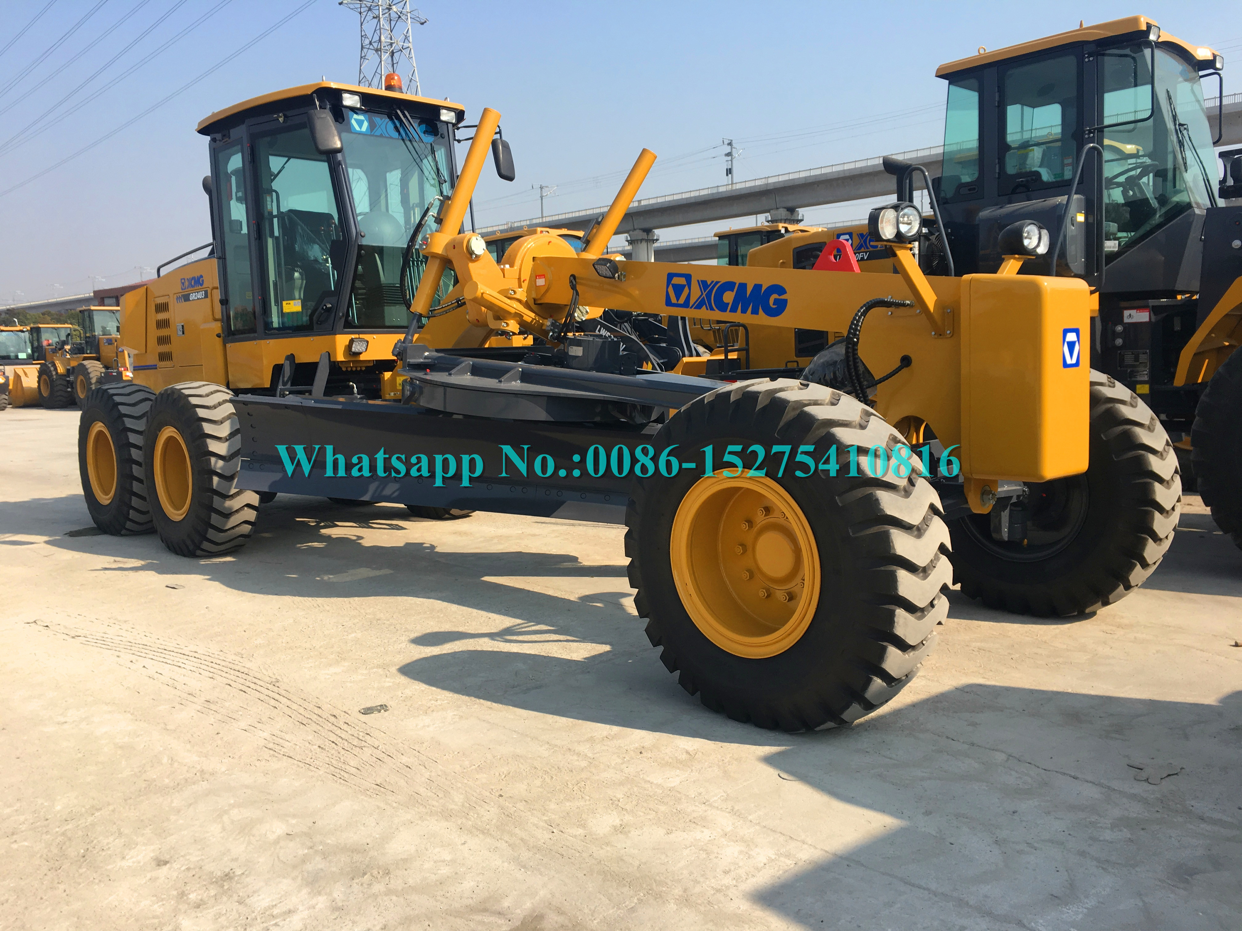 40HP Road Construction Machinery 17 Ton Motor Grader With Front Blade And Rear Ripper
