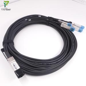 China 40G QSFP 4X 10G SFP 40Gbps Breakout Passive Optic Cable wholesale
