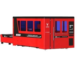 China Enclosed Sheet Metal Fiber Laser Cutting Machine 6000W High Power wholesale