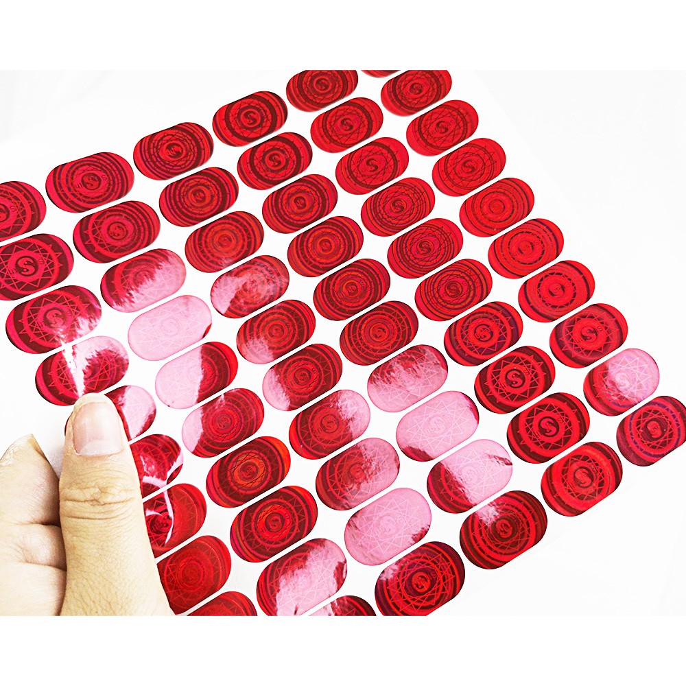 Custom Watermark Hologram Tamper Proof Seal Stickers