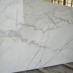 Grade A Italian Marble Stone Tile Bianco White Carrara Marble Cut To Size