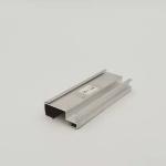 Anodized 6063 Aluminium Curtain Track Profiles Rod Spring Tube Bottom