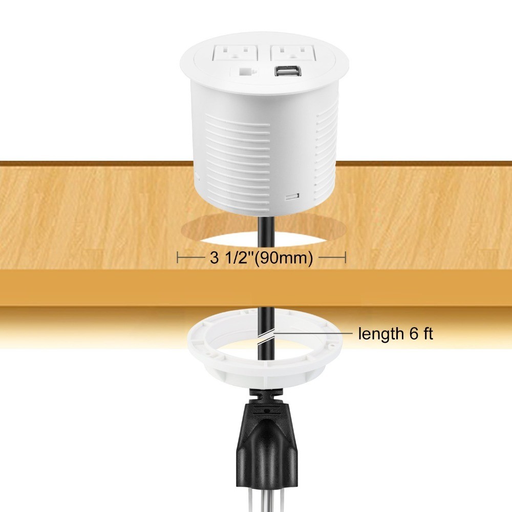 Ul Approval International Electrical Outlets Beautiful Surface Easy Installation