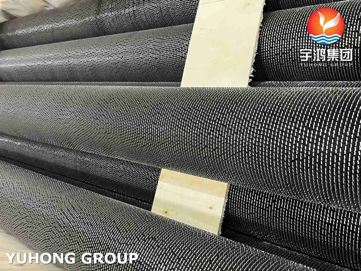 ASTM A213 TP316L Serrated Finned Tube , For Petrochemical And Chemical Processing