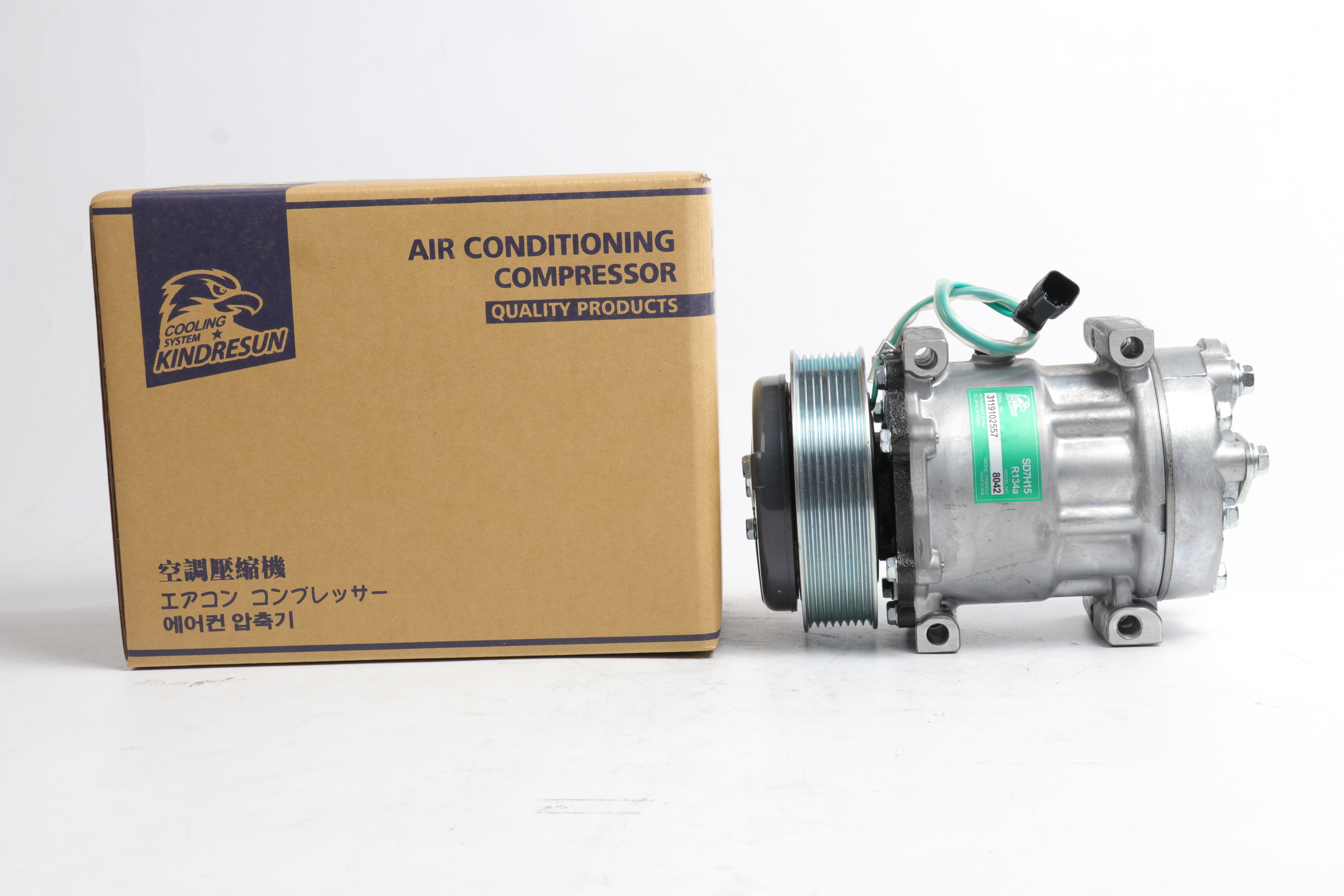 VOE11412631 11412631 15082727 EC360 EC460 24V 8PK 7H15 Compressor for Air Conditioning