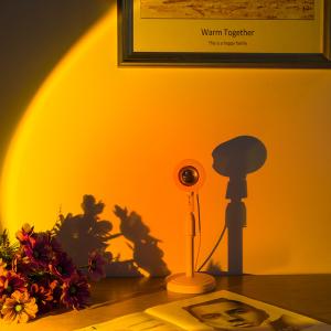 China USB DC5V LED Rainbow Sunset Projection Floor Lamp For Home Decor wholesale