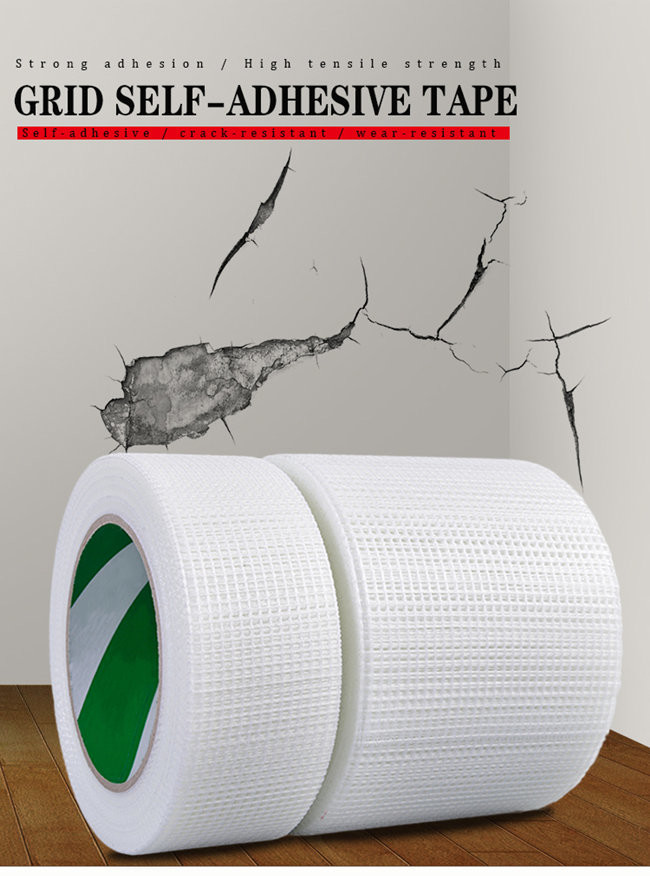 60g Self Adhesive Fiberglass Mesh Tape 50cm Alkali Resistant