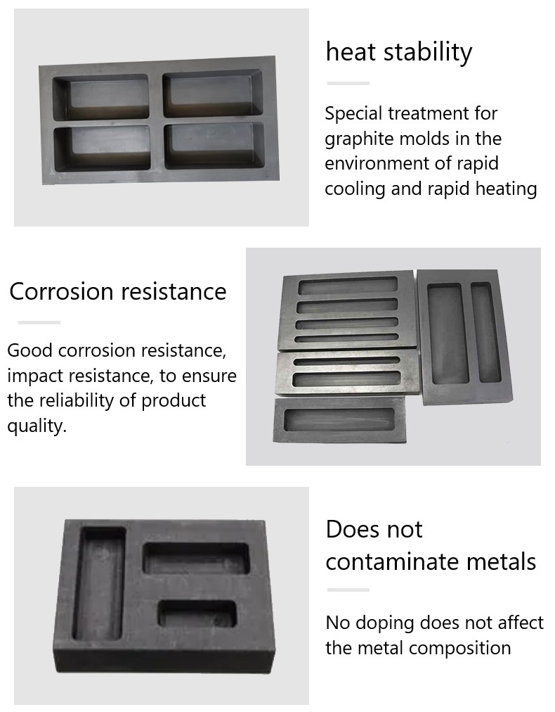 Die Molded Graphite Parts for Metal Melting High Compressive Strength and Reliability