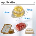 DPP-100L Small Automatic Packaging Liquid Car Perfume Edible Olive Oil Blister