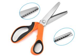 China Professional Stainless Steel Shear Tailor Tooth cloth scissors for paper, fabric wholesale
