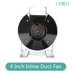 Hydroponics Grow Tent Ventilation 4 Inline Exhaust Ducted Fan Motor