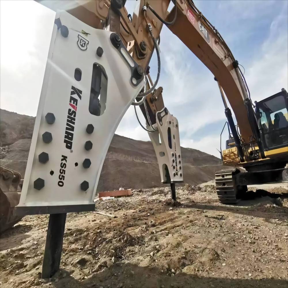 Wear Resistant Alloy Box Type Hydraulic Breaker KS550 For Construction