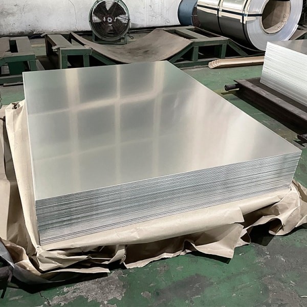 0.5 / 2.0 / 1.25 / 1.6 / 2.5mm 1050 5052 H14 H32 Temper One Side Blue PVC Aluminum Sheet