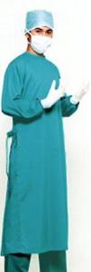 China Dark Green Medical Disposable Gowns Lightweight Waterproof Non Woven wholesale
