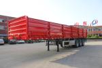 Tri Axles Utility Trailers Flatbed Detachable Sidewall Semi Truck Tractor