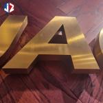 Thickness 1cm-100cm 3D Metal Letters 304 316 Stainless Steel Alphabet Letters
