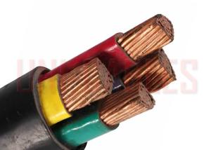 China CU Black 600 / 1000V PVC Insulated Cables IEC 60502-1 Building Cable For Electricity Supply wholesale