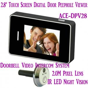 China 2.8 LCD Screen Digital Peephole Viewer Doorbell Video Camera Recorder Access Control DVR wholesale
