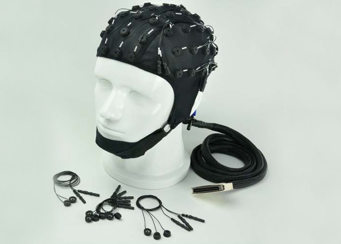 10/20 International Standard EEG Electrode Cap For Brain Test , Blue