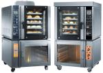 Steam Spray Commercial Baking Ovens Convection Toaster Oven With Proofer