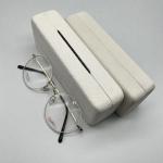 PU Leather Stylish Hard Velvet Interior For Optical Glasses