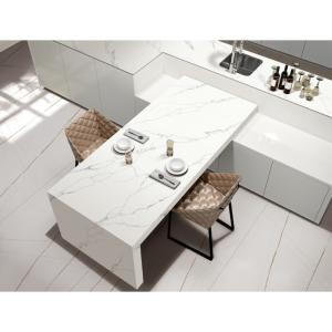 China Water Absorption 0.1% Marble Texture Quartz Bathroom Countertops wholesale
