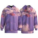 100% Polyester Sublimation Hoodies Sweatshirt Customizable Anti Wrinkle