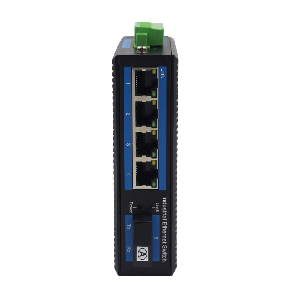 10/100/1000M 4 Ports RJ45 To Fiber Converter Simplex 1310nm / 1550nm SC