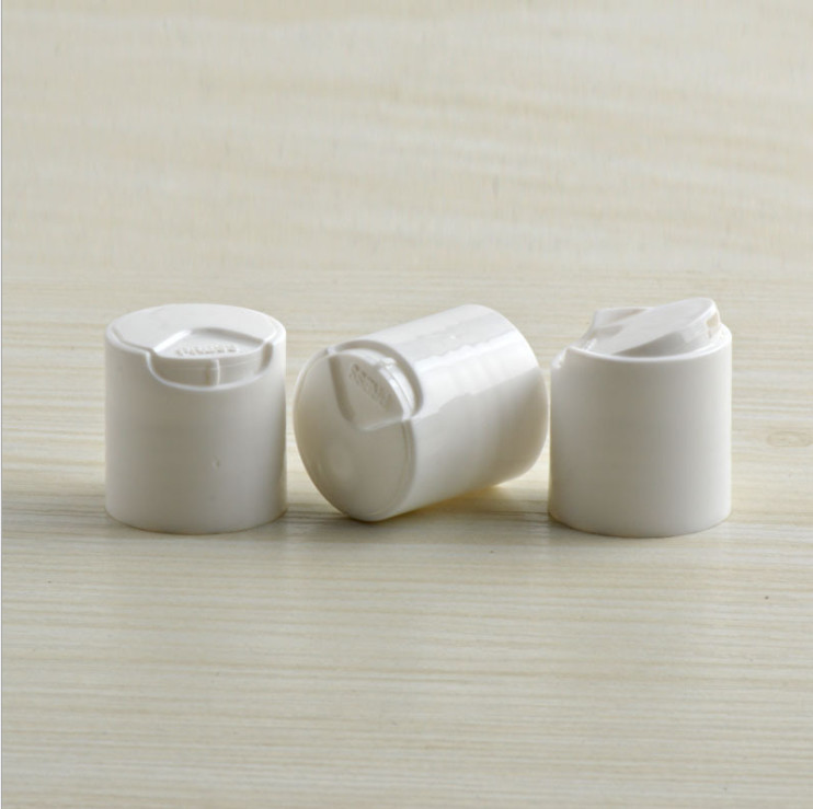 Transparent Clear Flip Top Dispensing Caps Chemical Resistant