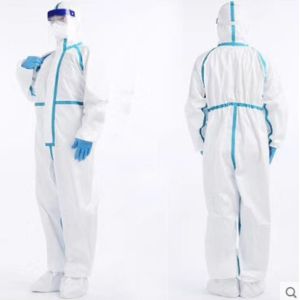 China Waterproof Medical Protective Clothing , Anti Germs Disposable Chemical Suit wholesale