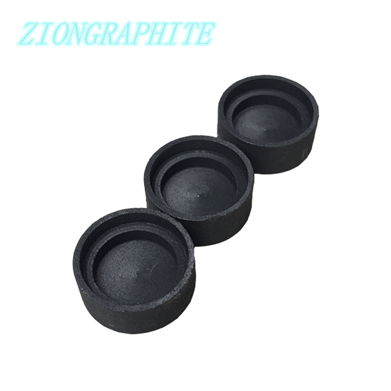 High Pure Graphite Crucible with Cap Long Service Time and High Purity