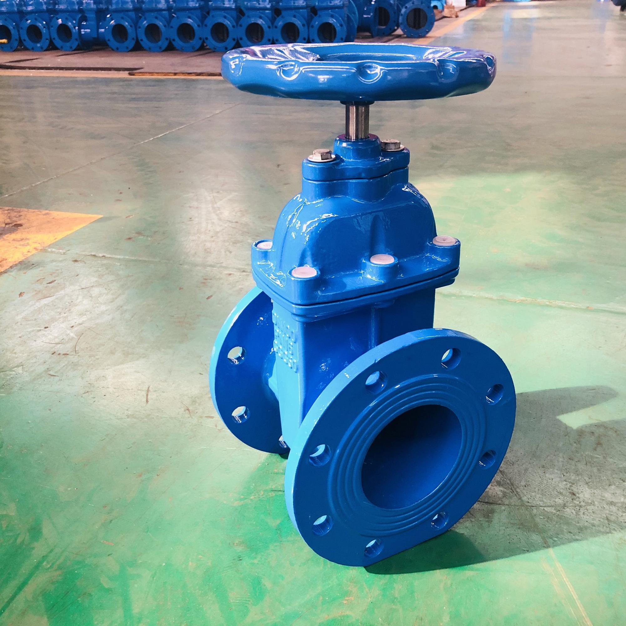 Jis Non Rising Stem Resilient Seat Ductile Iron Flange End Gate Valve