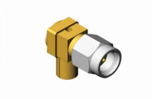China Stainless Steel K2.92 Series Male Right Angle RF Coaxial Connector Plug wholesale