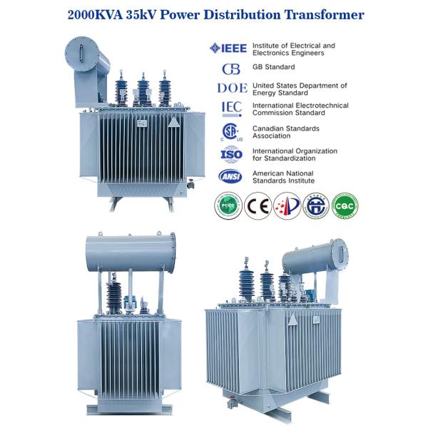 35kV 2000kVA Oil Immersed Three-Phase Power Transformer