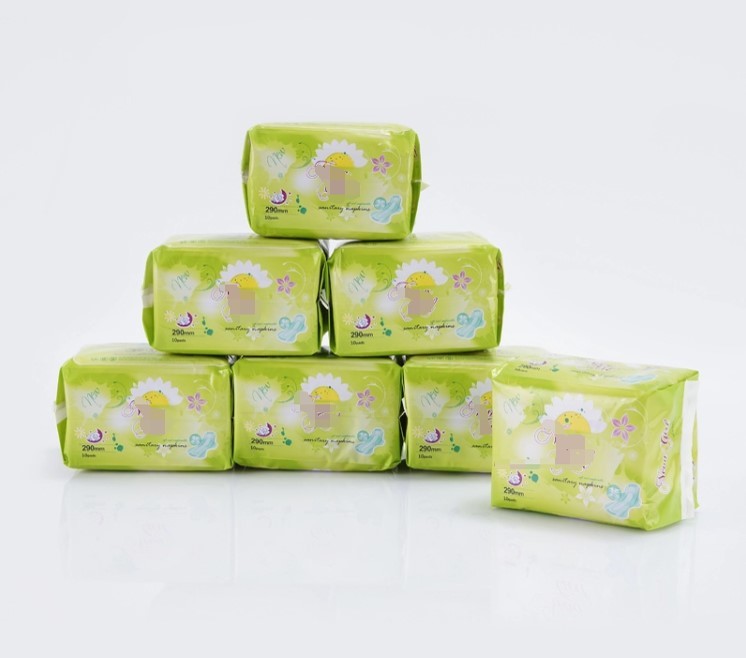 High Absorption 340mm 410mm overnight Cotton Sanitary Napkin