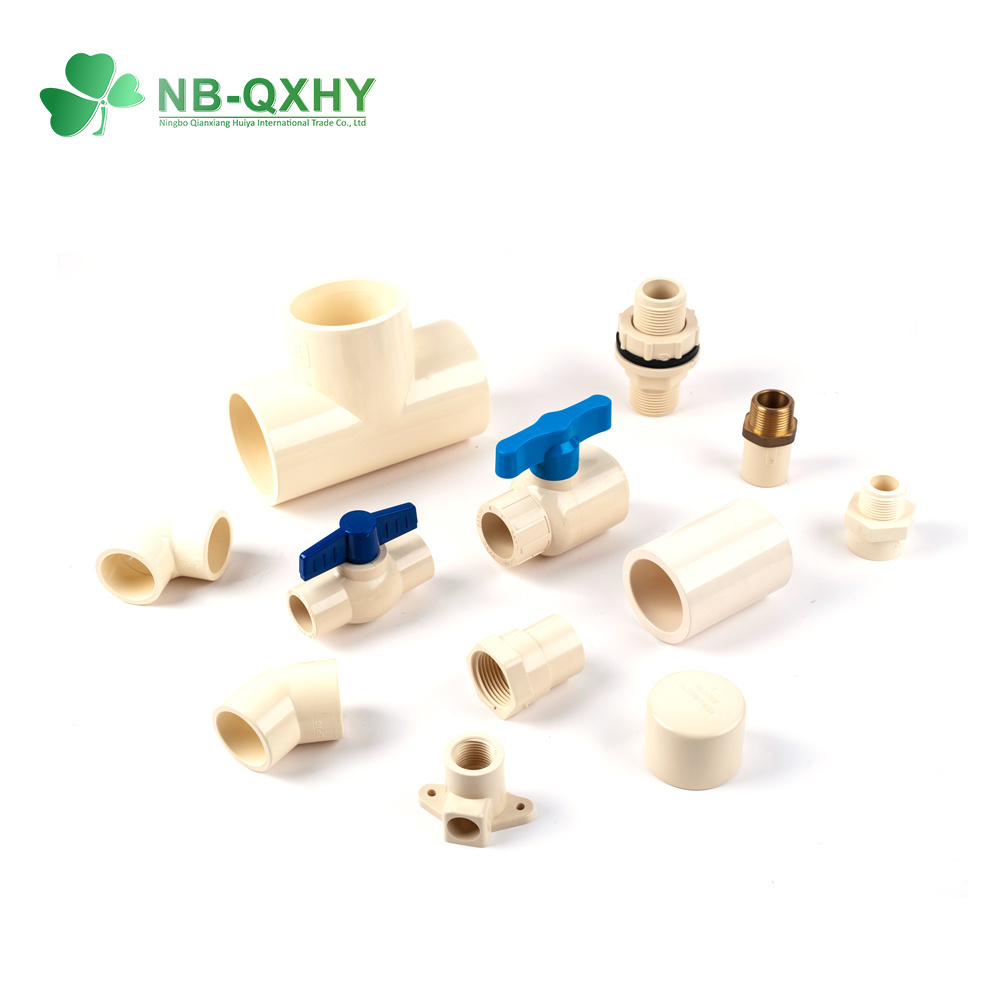 High Quality 1/2&quot; 12&quot; CPVC Fittings CPVC Pipe Fitting Pn16 Sch80 and ASTM D2846 Standard