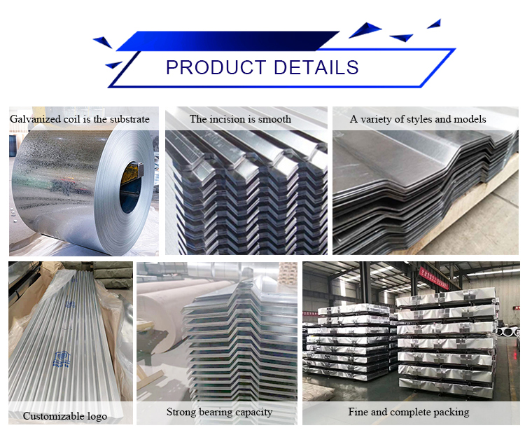 0.1-1.0mm Thickness ASTM Z61-Z90 Regular Spangle Galvanized Corrugated Sheet for Versatile Roofing and Walling Solutions